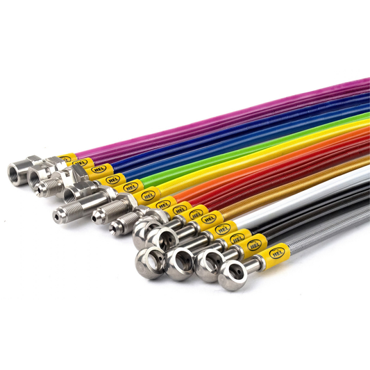 HEL STAINLESS STEEL BRAIDED REAR BRAKE LINE HONDA CR125R / CR250R 02-07