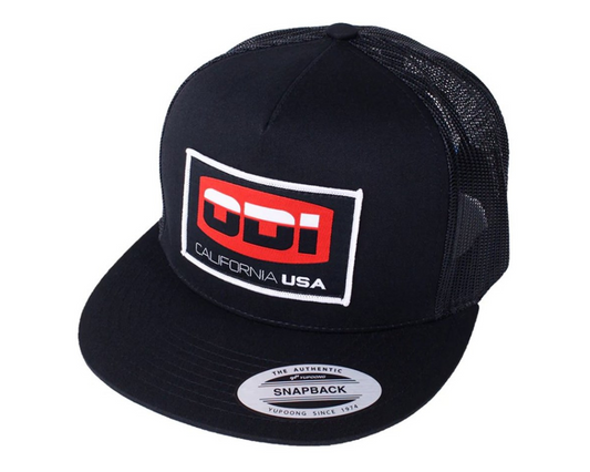 ODI CALIFORNIA BLACK TRUCKER CAP