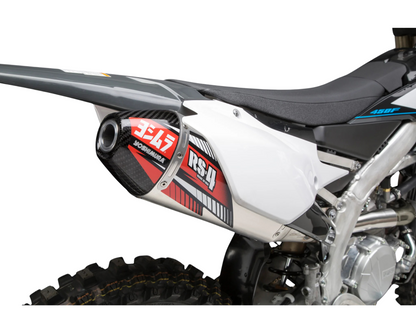 YOSHIMURA YAMAHA YZ450F 18-22 YZ450FX/WR450F 19-23 RS-4 STAINLESS SLIP ON WITH CARBON END CAP
