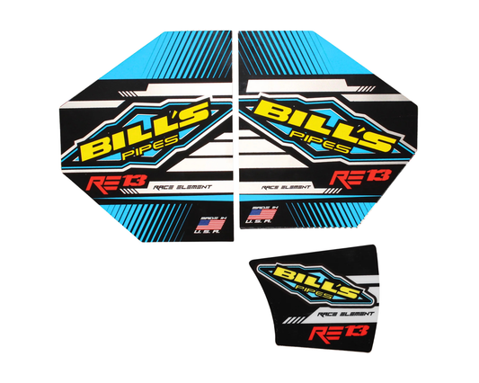 BILLS RE-13 REPLACEMENT EXHAUST DECALS