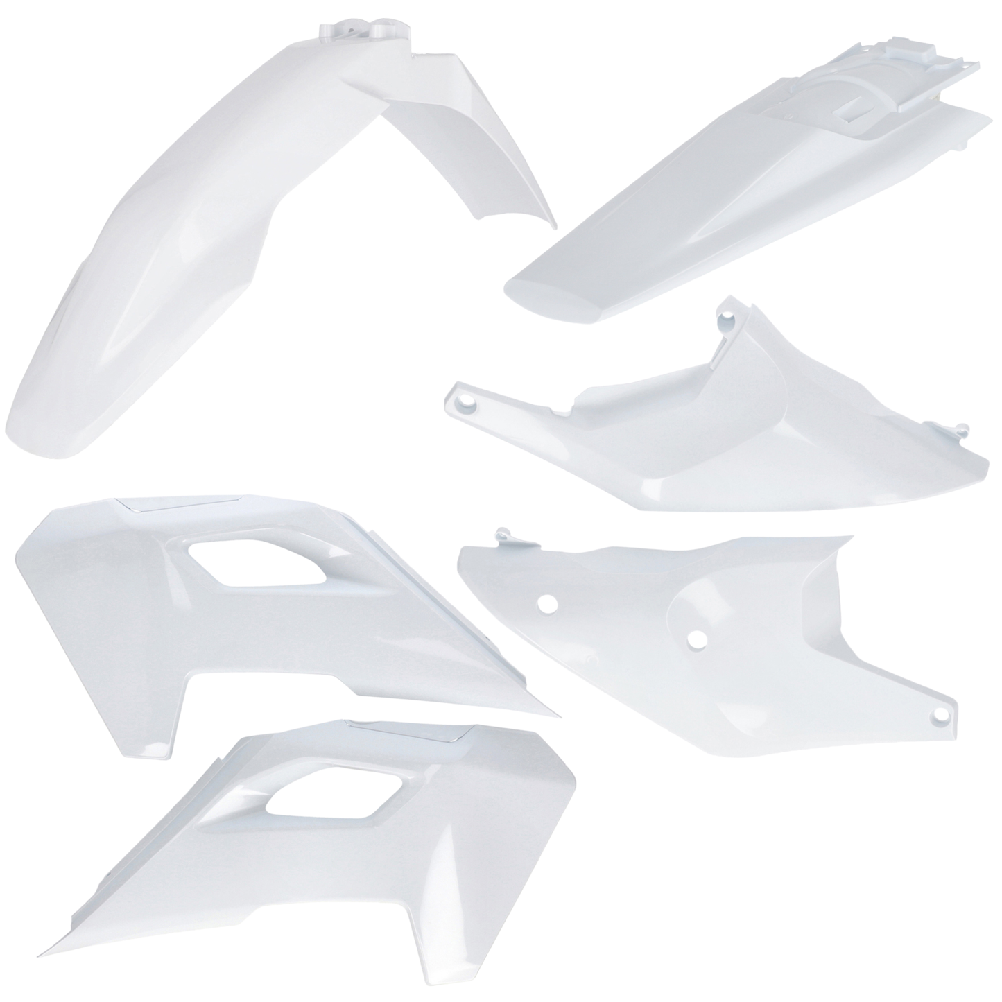 ACERBIS HUSQVARNA FE / TE 2026 WHITE PLASTICS KIT