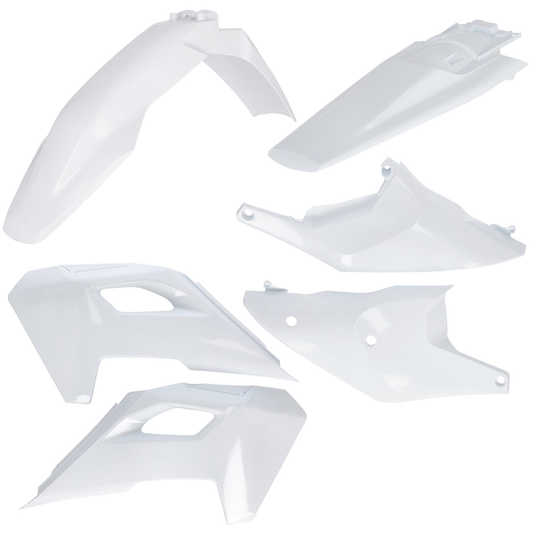 ACERBIS HUSQVARNA FE / TE 2026 WHITE PLASTICS KIT