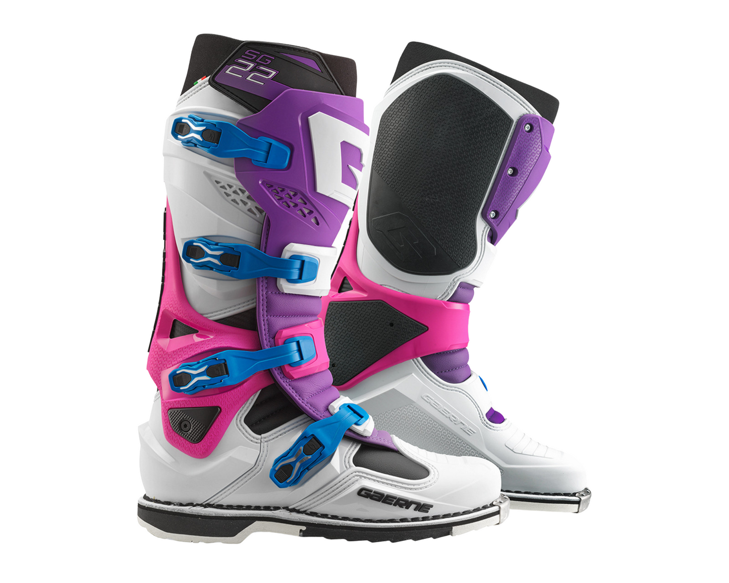 GAERNE LE SG-22 PURPLE/WHITE/RHODAMINE BOOTS