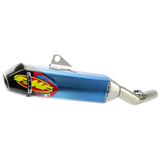 FMF KAWASAKI KX250F 17-20 FACTORY 4.1 RCT TITANIUM ANODISED SLIP-ON WITH CARBON END CAP