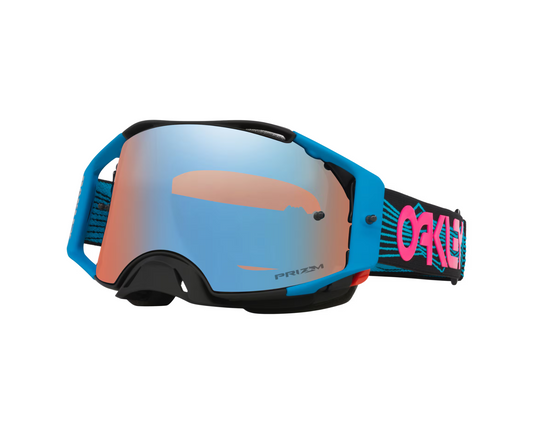 OAKLEY AIRBRAKE PRIZM MX SAPPHIRE IRIDIUM/BLUE WIRED GOGGLES