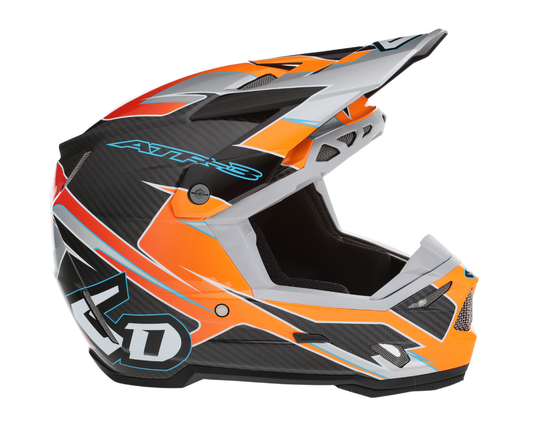 6D ATR-3 REFLEX GLOSS NEON ORANGE YOUTH HELMET