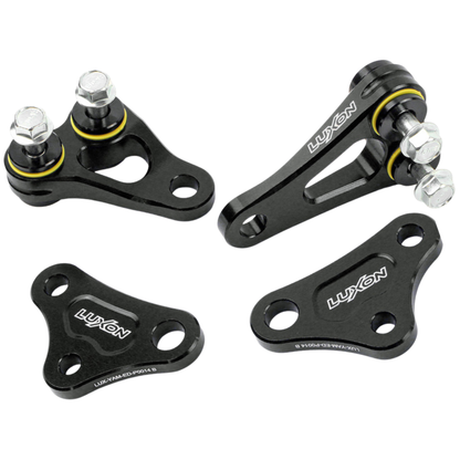 LUXON YAMAHA YZ450F 23-26 YZ450FX 24-26 RUBBER ISOLATED BLACK ENGINE MOUNTS