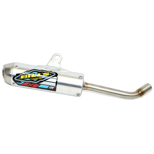 BILLS HONDA CR250R 02-07 MX-2 STAINLESS SILENCER