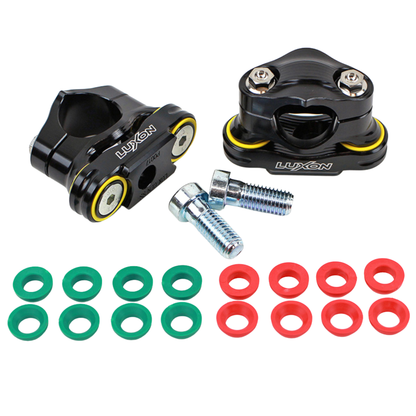 LUXON 4-POST RUBBER ISOLATED M12 BAR MOUNTS (FOR LUXON GEN3 TRIPLE CLAMPS & XTRIG CLAMPS)
