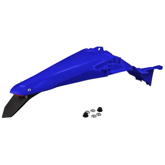UFO YAMAHA WR450F 24-26 WR250F 25-26 BLUE REAR FENDER W/ LED TAIL LIGHT