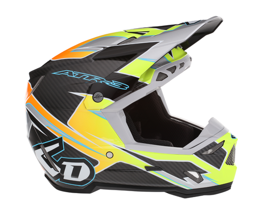 6D ATR-3 REFLEX GLOSS NEON YELLOW YOUTH HELMET