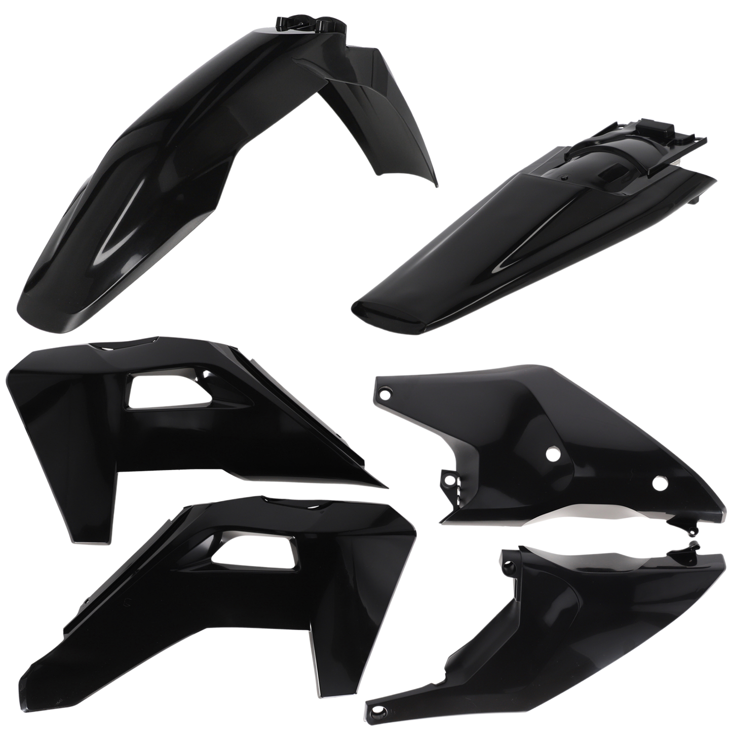 ACERBIS HUSQVARNA FC / TC / FX / TX 25-26 BLACK PLASTICS KIT