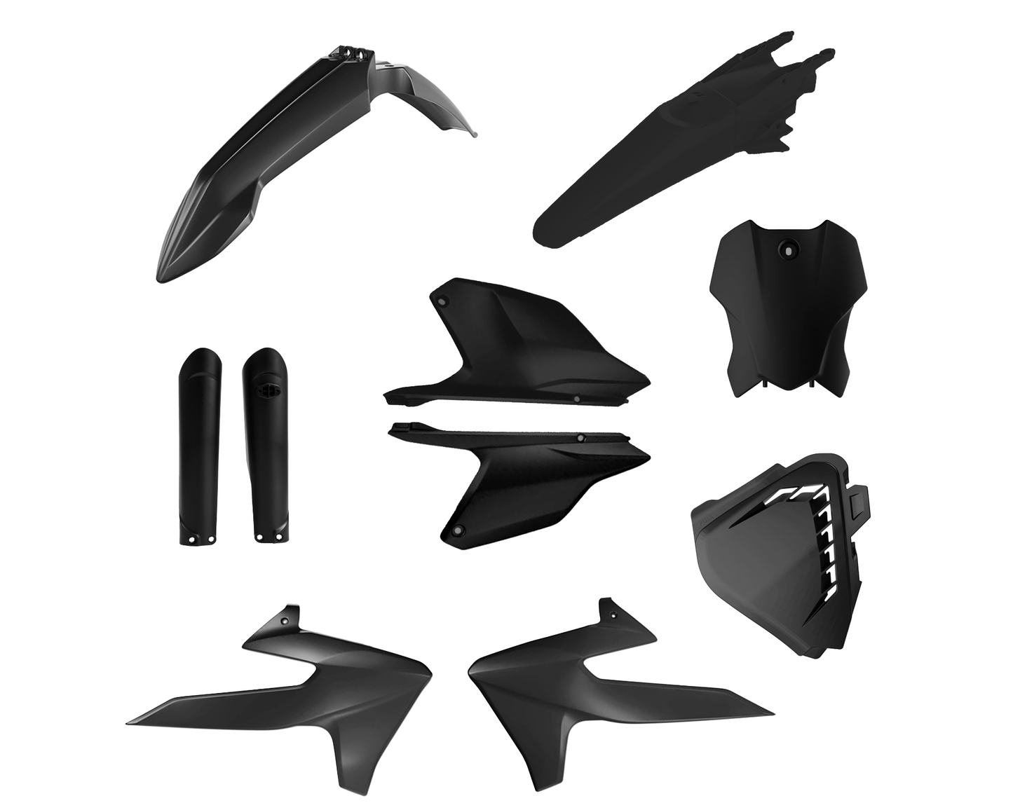 ACERBIS TRIUMPH TF 250-X 24-26 TF 450-RC 2025 TF 450-X 2026 BLACK PLASTICS KIT