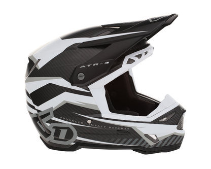 6D ATR-3 RIVAL MATTE WHITE HELMET