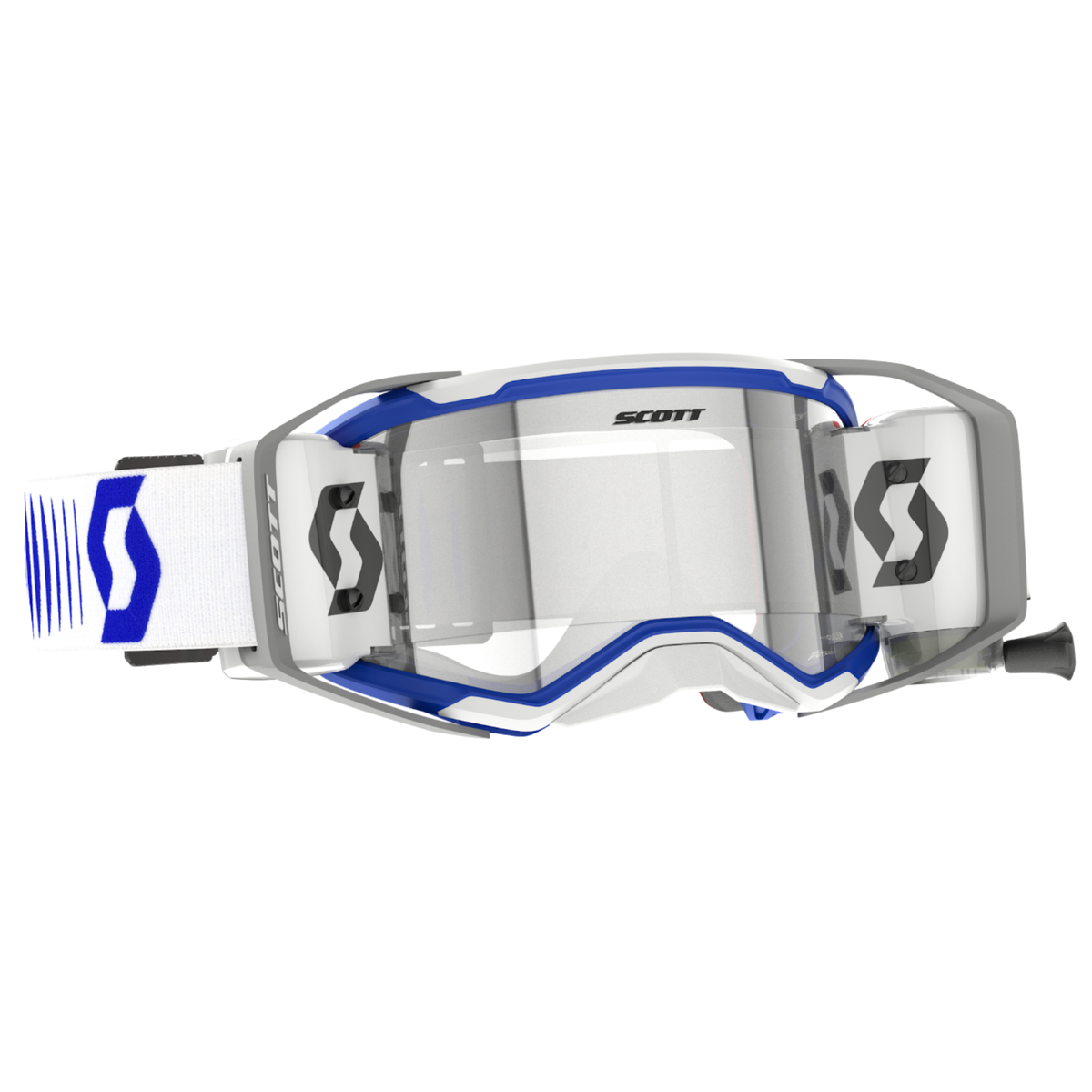 SCOTT PROSPECT 2.0 WFS DOPPLER WHITE/BLUE/CLEAR WORKS GOGGLES