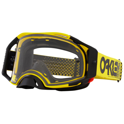 OAKLEY AIRBRAKE MX YELLOW CLEAR GOGGLES