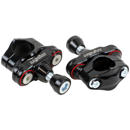 LUXON 4-POST RUBBER ISOLATED CONE INTERFACE BAR MOUNTS SUZUKI RMZ450 05-26 RMZ250 07-26