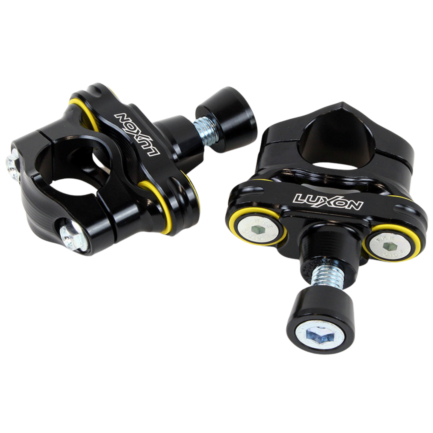 LUXON 4-POST RUBBER ISOLATED CONE INTERFACE BAR MOUNTS KTM SX/SX-F/XC/XC-F 16-27 EXC/EXC-F 24-26 / HUSQVARNA FC/FX/TC/TX 16-27 FE/TE 24-26 / GASGAS MC/EC/EX 24-27 / TRIUMPH TF 24-27