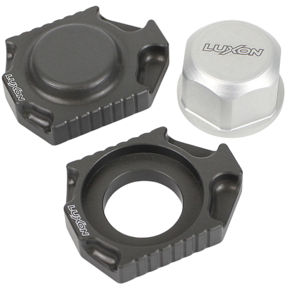 LUXON REAR AXLE BLOCK KIT KTM SX/SX-F/XC/XC-F 23-27 EXC/EXC-F 24-26 / HUSQVARNA FC/FX/TC/TX 23-27 FE/TE 24-27 / GASGAS MC/EC/EX 24-27