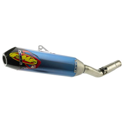 FMF KAWASAKI KX450F 12-15 FACTORY 4.1 RCT TITANIUM ANODISED SLIP-ON WITH CARBON END CAP