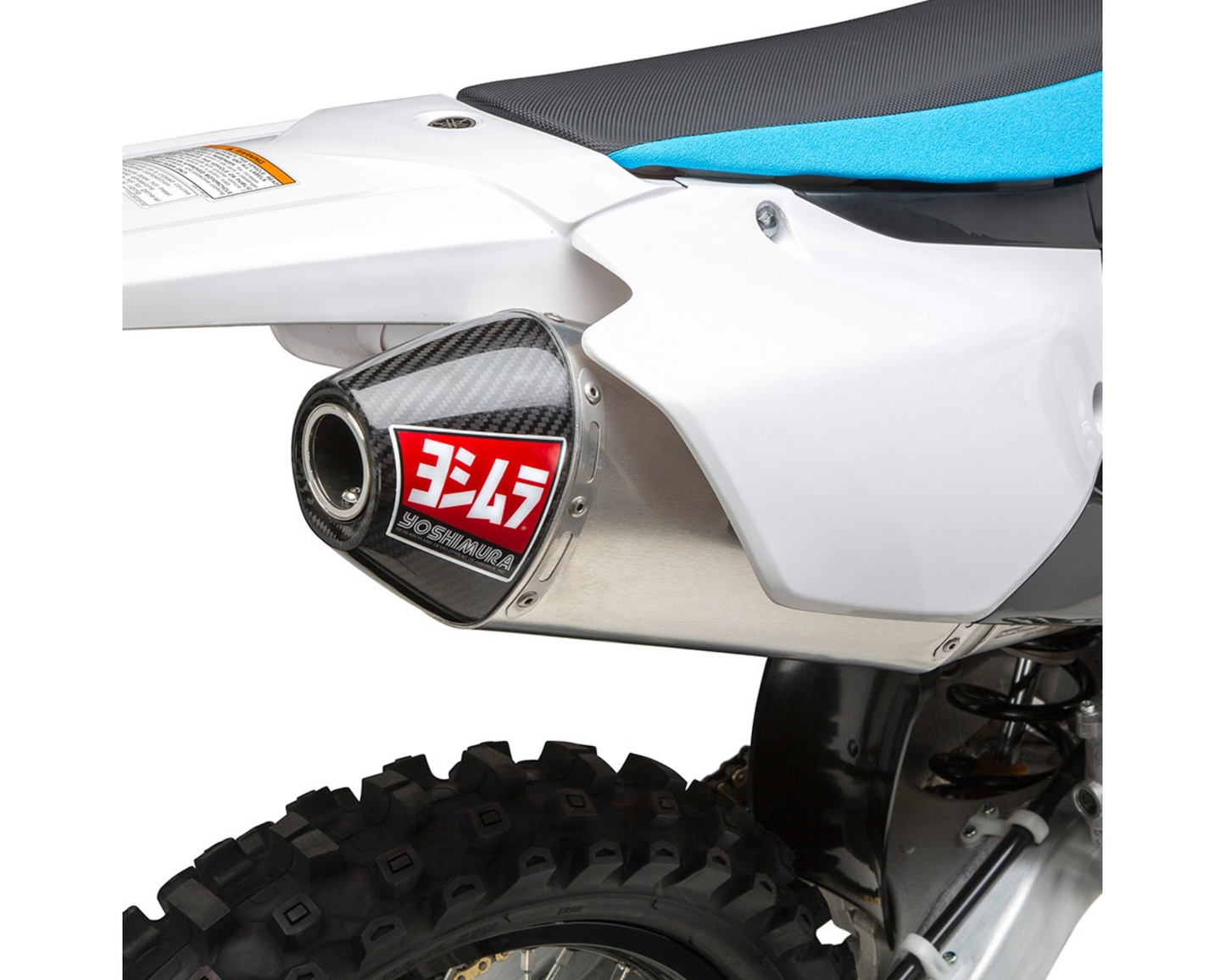 YOSHIMURA YAMAHA YZ250F 19-23 YZ250FX/WR250F 20-24 RS-12 STAINLESS SLIP ON WITH CARBON END CAP