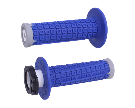 ODI NOMAD V2 LOCK ON GRIPS 2T / 4T BLUE/GREY