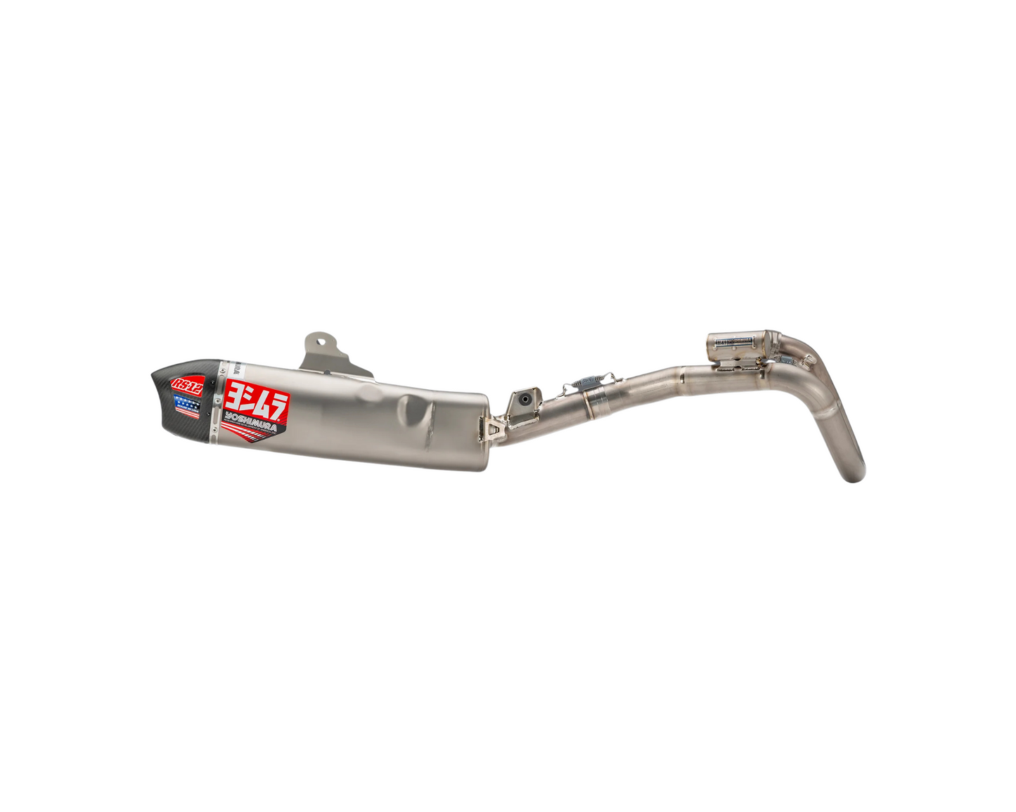 YOSHIMURA HONDA CRF450R/CRF450RX 25-26 RS-12 TITANIUM FULL SYSTEM WITH CARBON END CAP