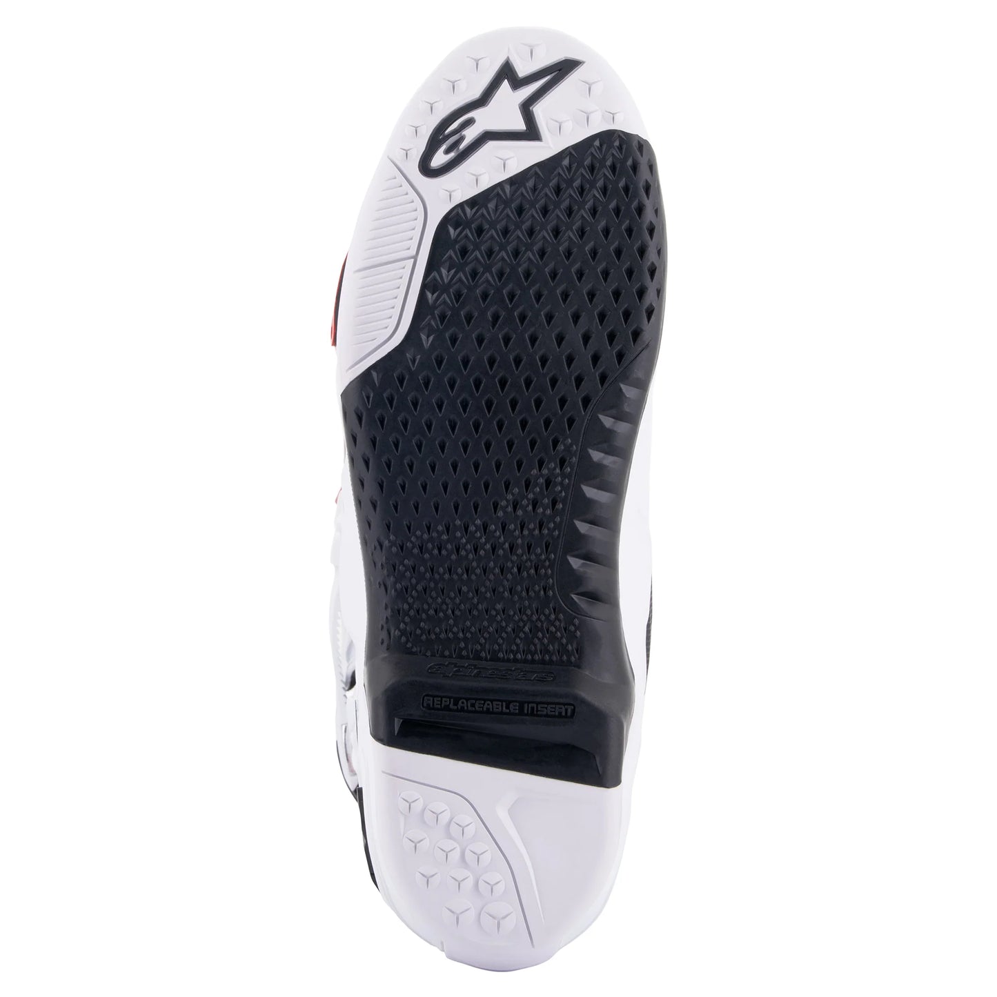 ALPINESTARS 2025 TECH 10 SUPERVENTED WHITE/BRIGHT RED BOOTS