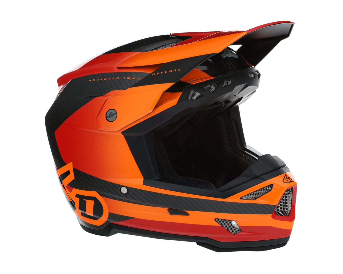 6D ATR-3 PURE GLOSS RED HELMET