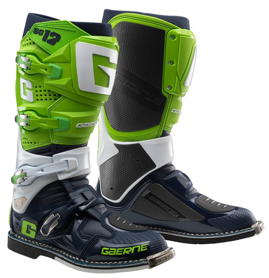 GAERNE LIMITED EDITION SG-12 GREEN/WHITE/NAVY BOOTS