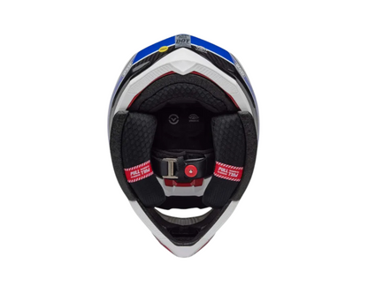 BELL 2025 MOTO-10 SPHERICAL RSD RED/WHITE/BLUE HELMET