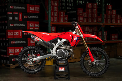 YOSHIMURA HONDA CRF450R/CRF450RX 25-26 RS-12 TITANIUM FULL SYSTEM WITH CARBON END CAP