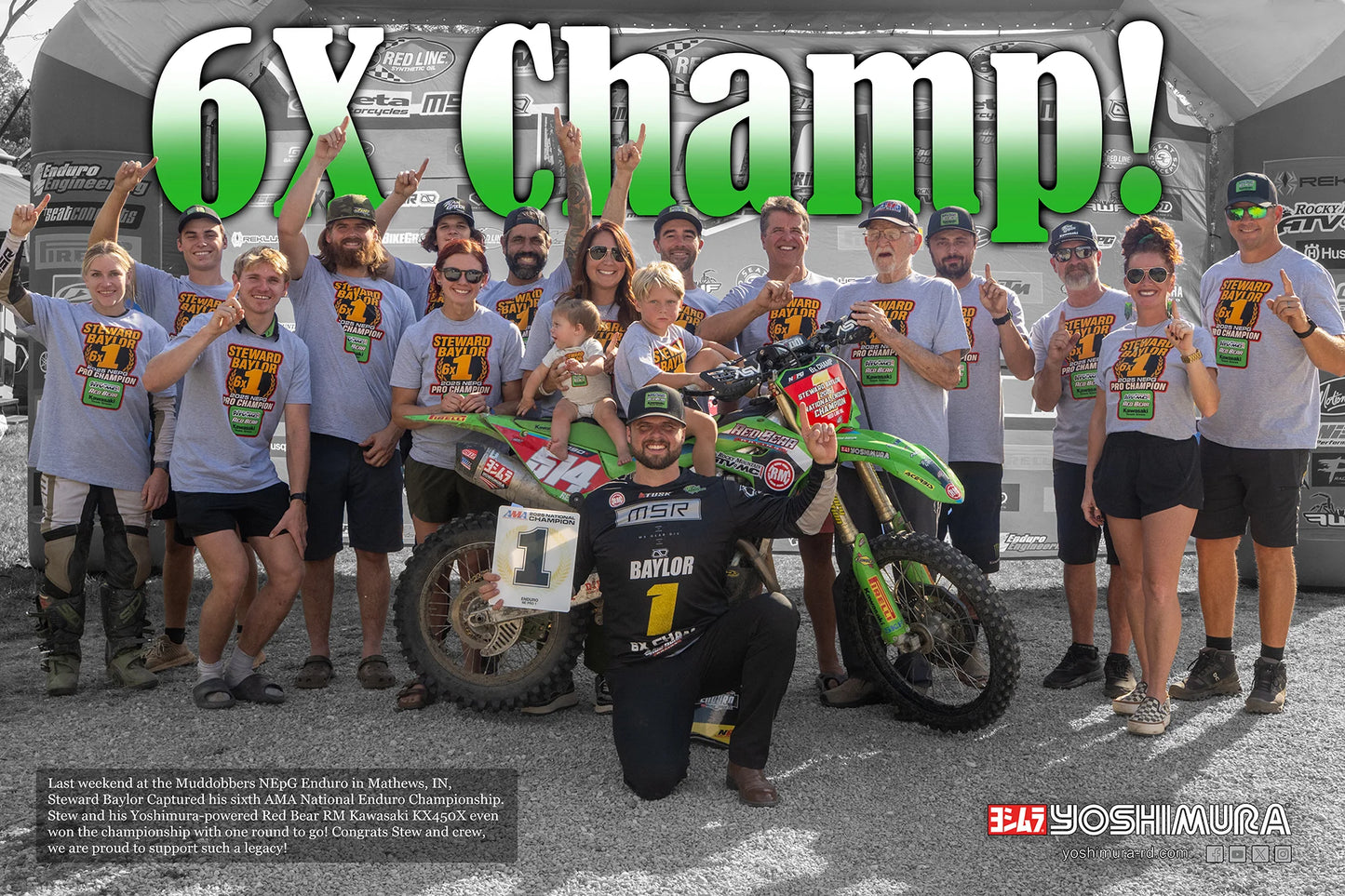YOSHIMURA KAWASAKI KX450F/KX450X 24-26 RS-12 STAINLESS FULL SYSTEM - 2026 UPDATED