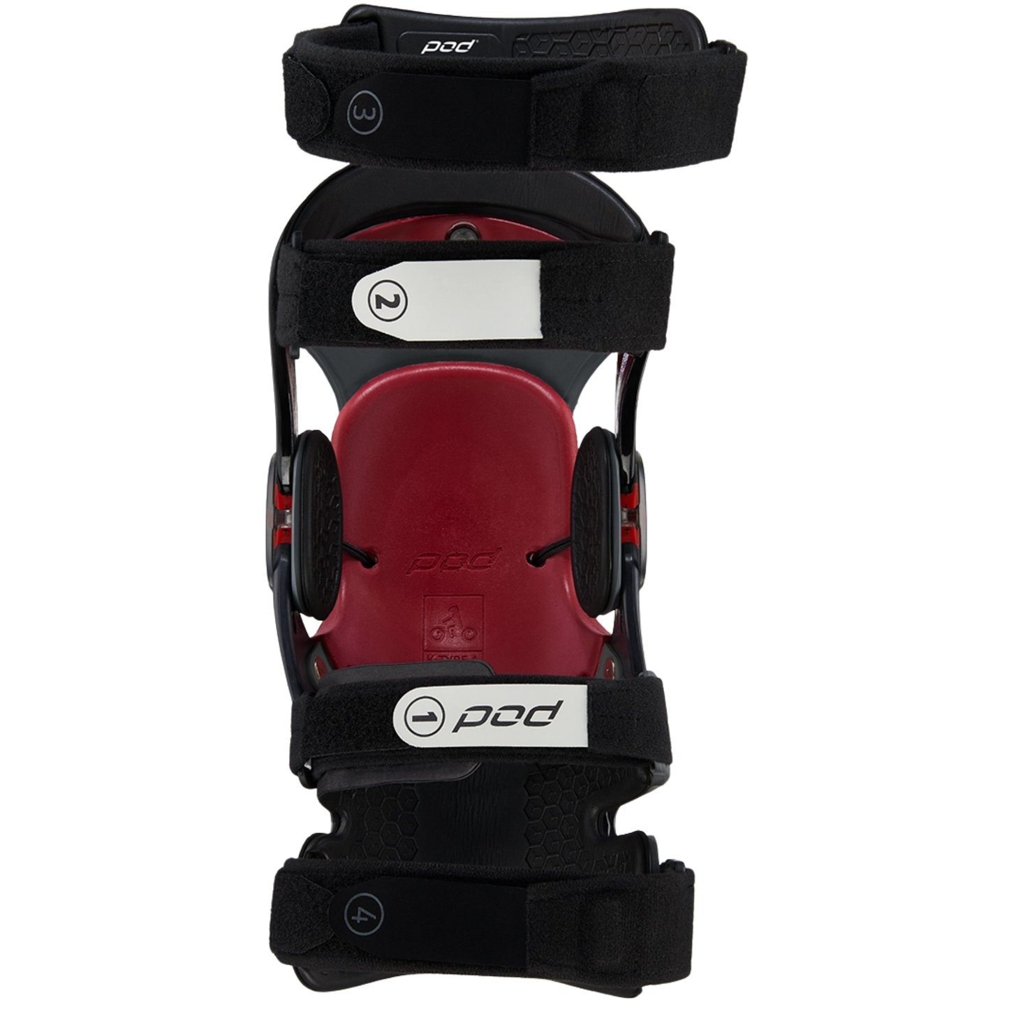 POD K8 3.0 CARBON / GRAPHITE RIGHT KNEE BRACE