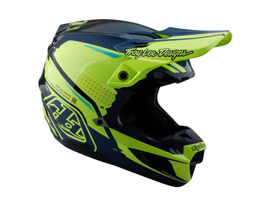 TROY LEE DESIGNS 2025 SE5 COMPOSITE DRIP YELLOW HELMET