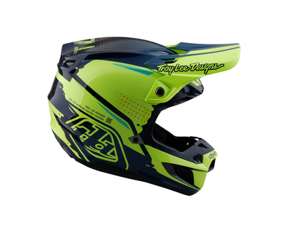 TROY LEE DESIGNS 2025 SE5 COMPOSITE DRIP YELLOW HELMET