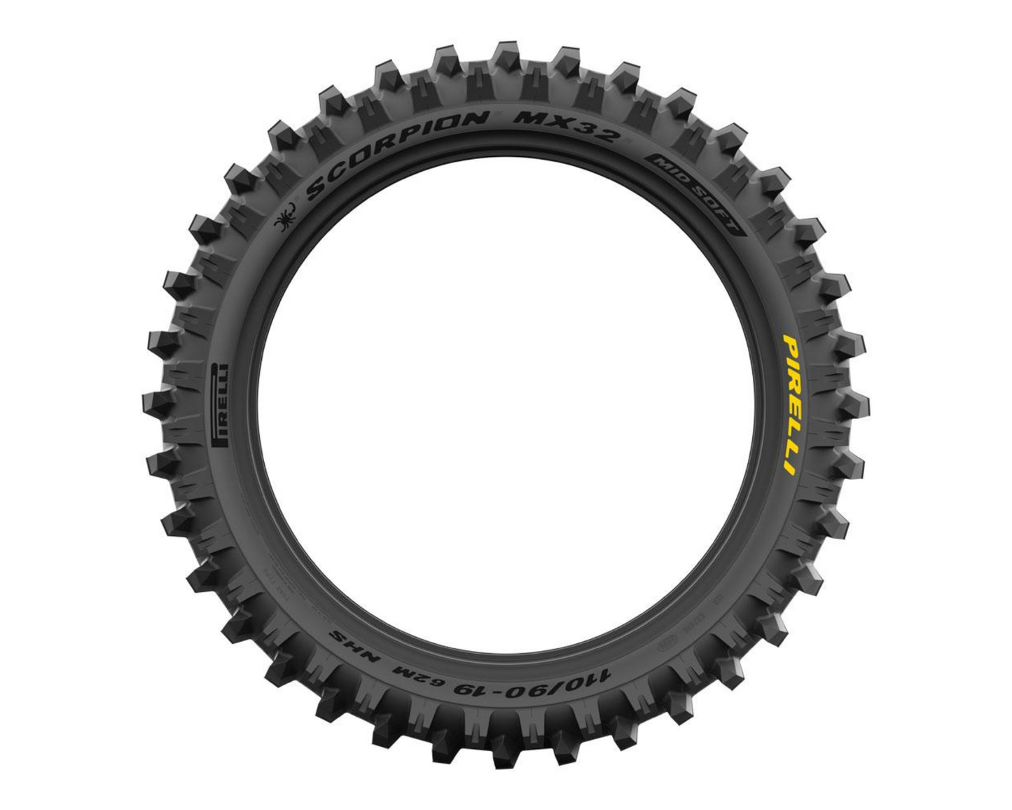 PIRELLI SCORPION MX32 2025 120/90-19 REAR 80/100-21 FRONT MID/SOFT TYRE SET