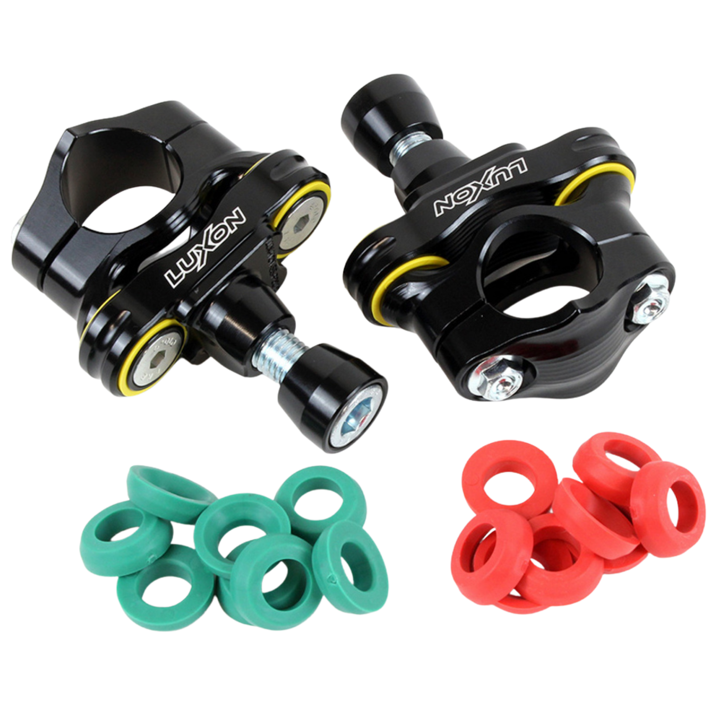 LUXON 4-POST RUBBER ISOLATED CONE INTERFACE BAR MOUNTS HONDA CRF450R 02-27 CRF250R 04-27 CR125R / CR250R 00-07