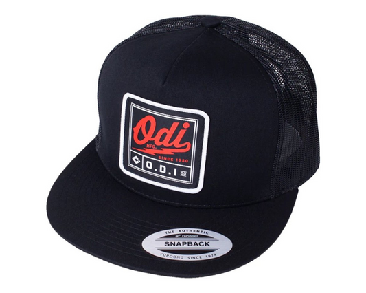 ODI HEATER BLACK TRUCKER CAP
