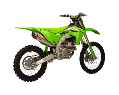 YOSHIMURA KAWASAKI KX250F/KX250X 25-26 RS-12 STAINLESS FULL SYSTEM WITH CARBON END CAP