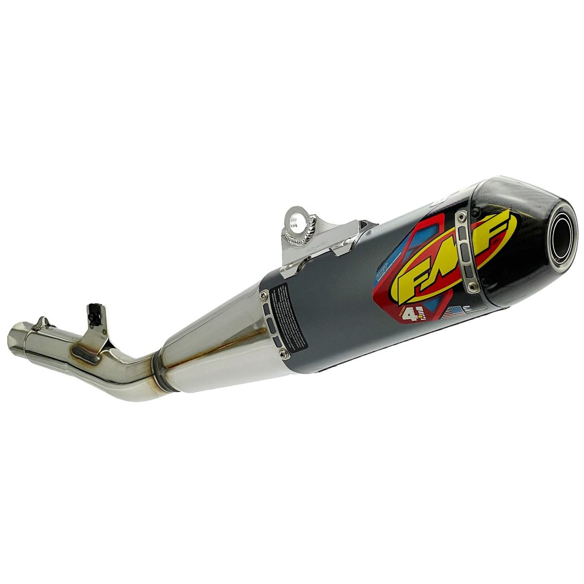 FMF KAWASAKI KX450F / KX450X 24-26 FACTORY 4.1 RCT STAINLESS SLIP-ON WITH CARBON END CAP