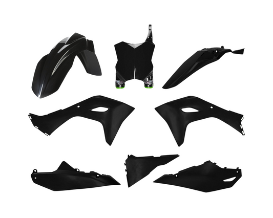 CYCRA KAWASAKI KX250F/KX250X 2025 KX450F/KX450X 24-25 BLACK PLASTICS KIT