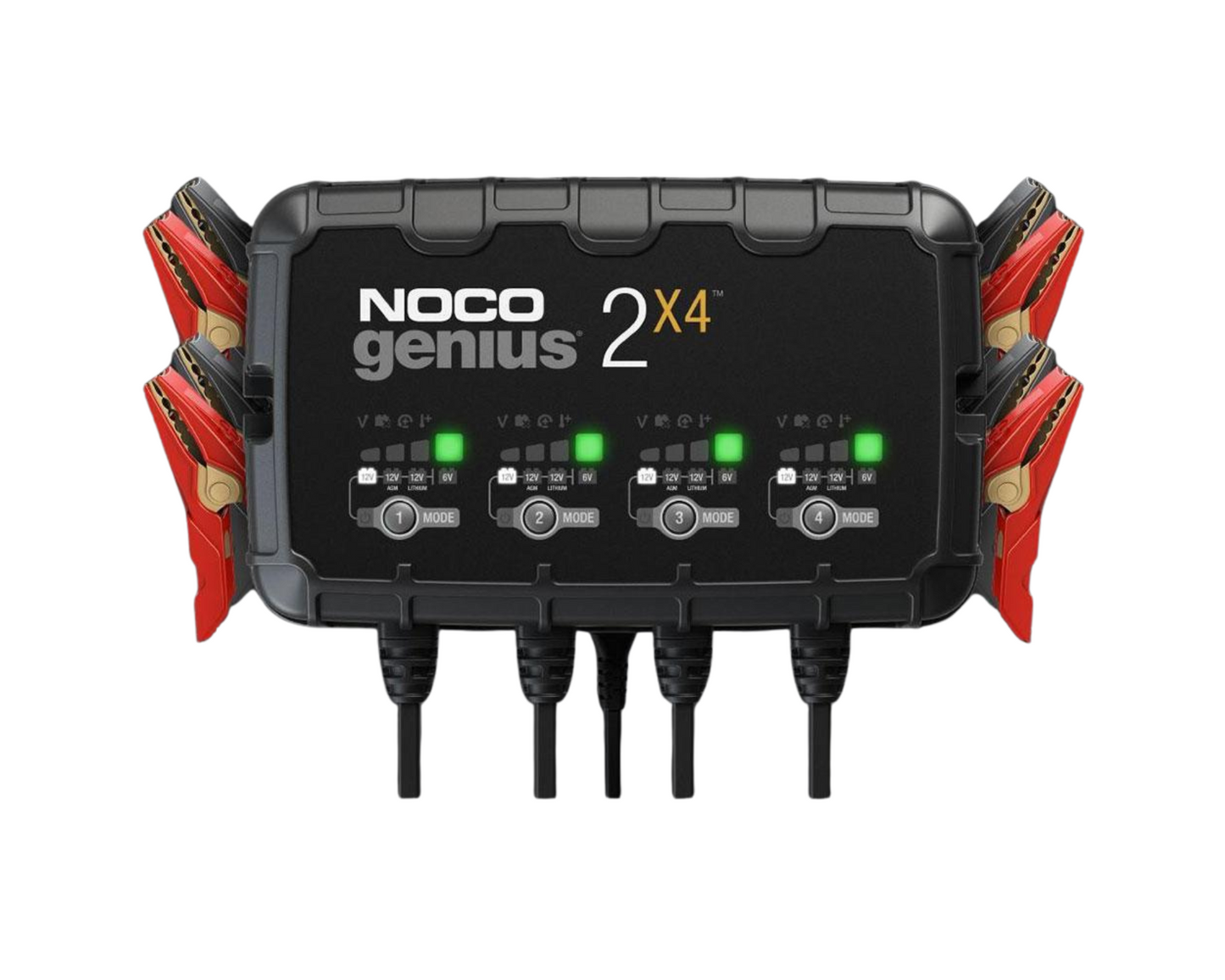 NOCO GENIUS 2X4 6V/12V 4-BANK 8A BATTERY CHARGER