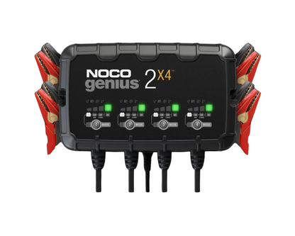 NOCO GENIUS 2X4 6V/12V 4-BANK 8A BATTERY CHARGER