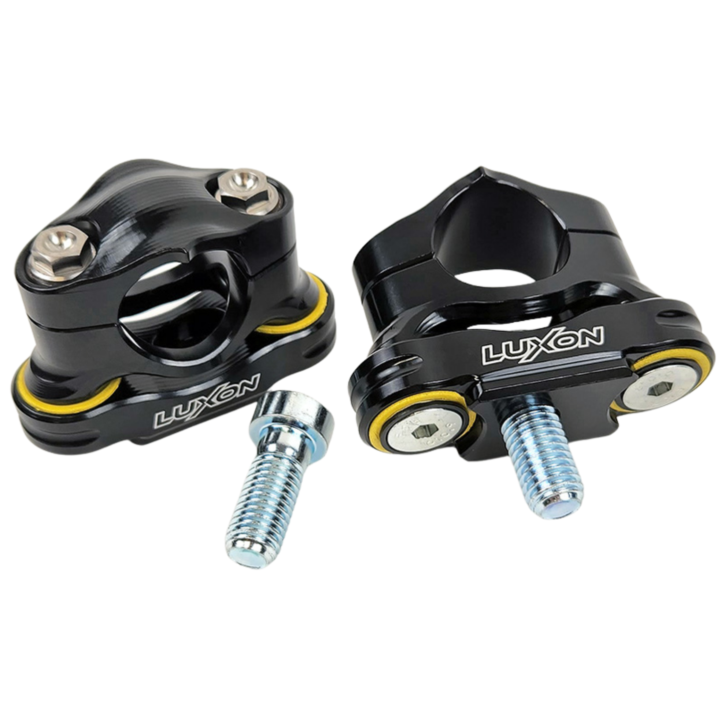 LUXON 4-POST RUBBER ISOLATED M12 BAR MOUNTS (FOR LUXON GEN3 TRIPLE CLAMPS & XTRIG CLAMPS)