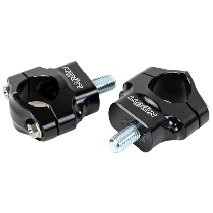 LUXON GEN3 M12 SOLID 1 1/8" BAR MOUNTS (FOR GEN3 TRIPLE CLAMPS & XTRIG CLAMPS)