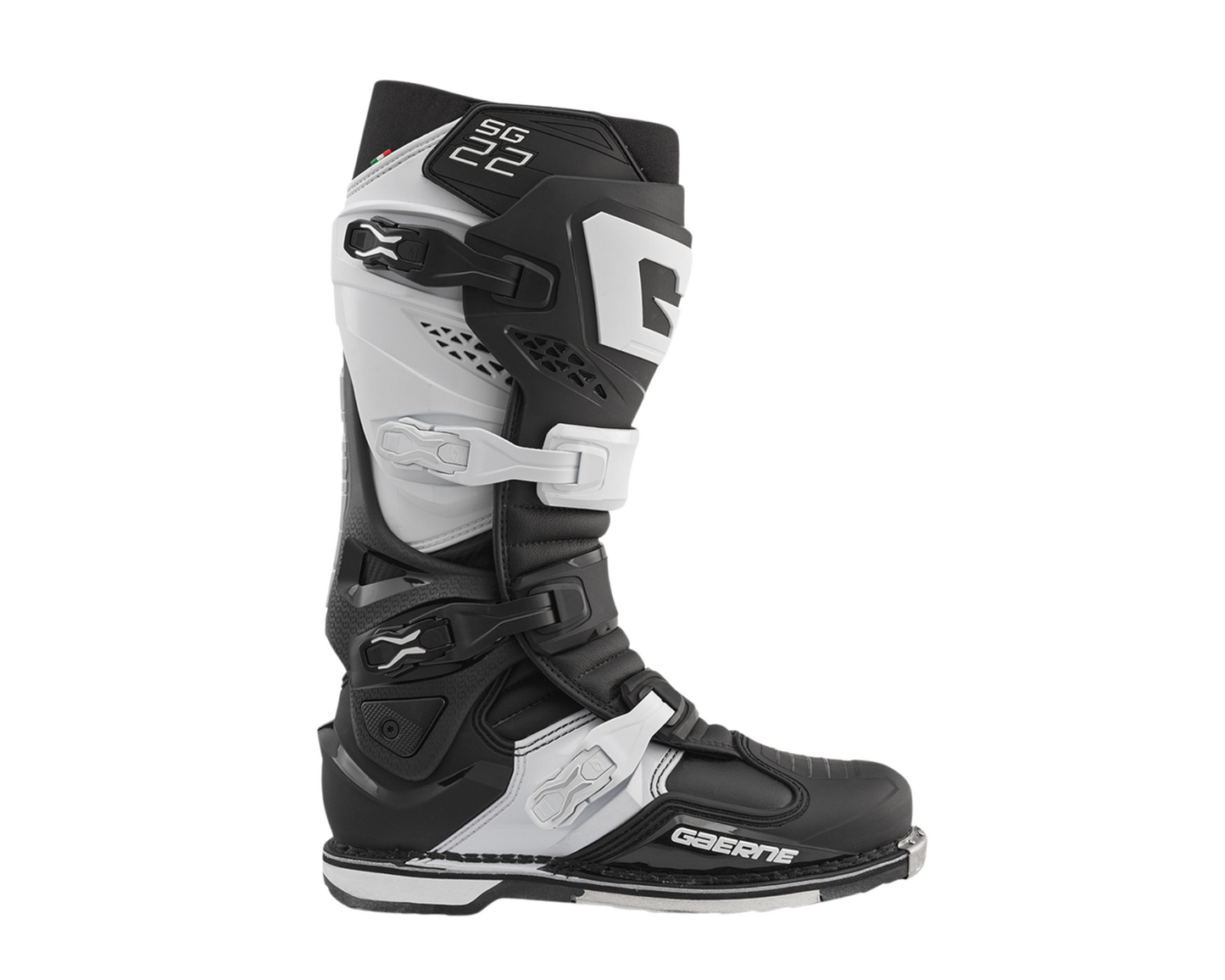 GAERNE SG-22 BLACK/WHITE BOOTS