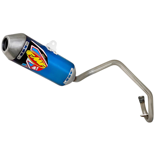 FMF KAWASAKI KLX110 02-26 | SUZUKI DRZ110 03-05 FACTORY 4.1 RCT MINI TITANIUM ANODISED FULL SYSTEM