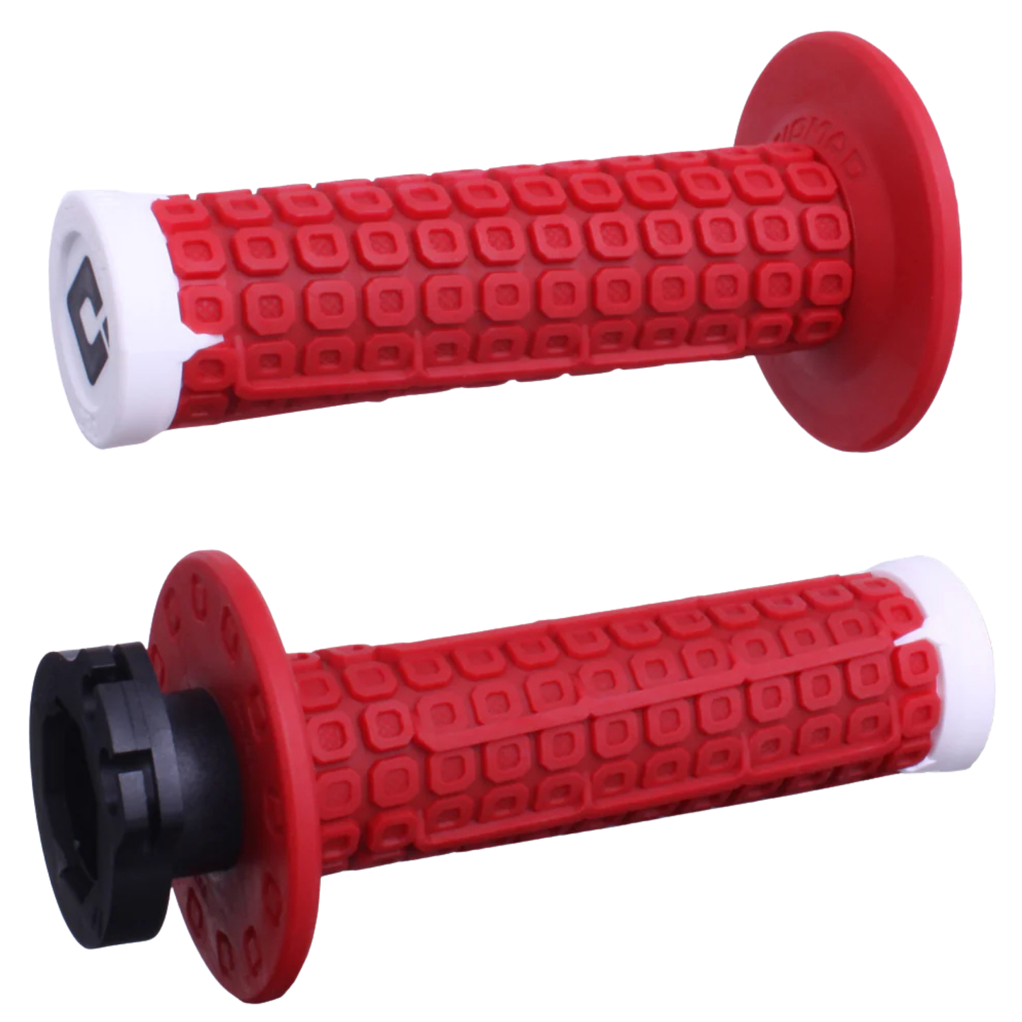 ODI NOMAD V2 LOCK ON GRIPS 2T / 4T RED/WHITE