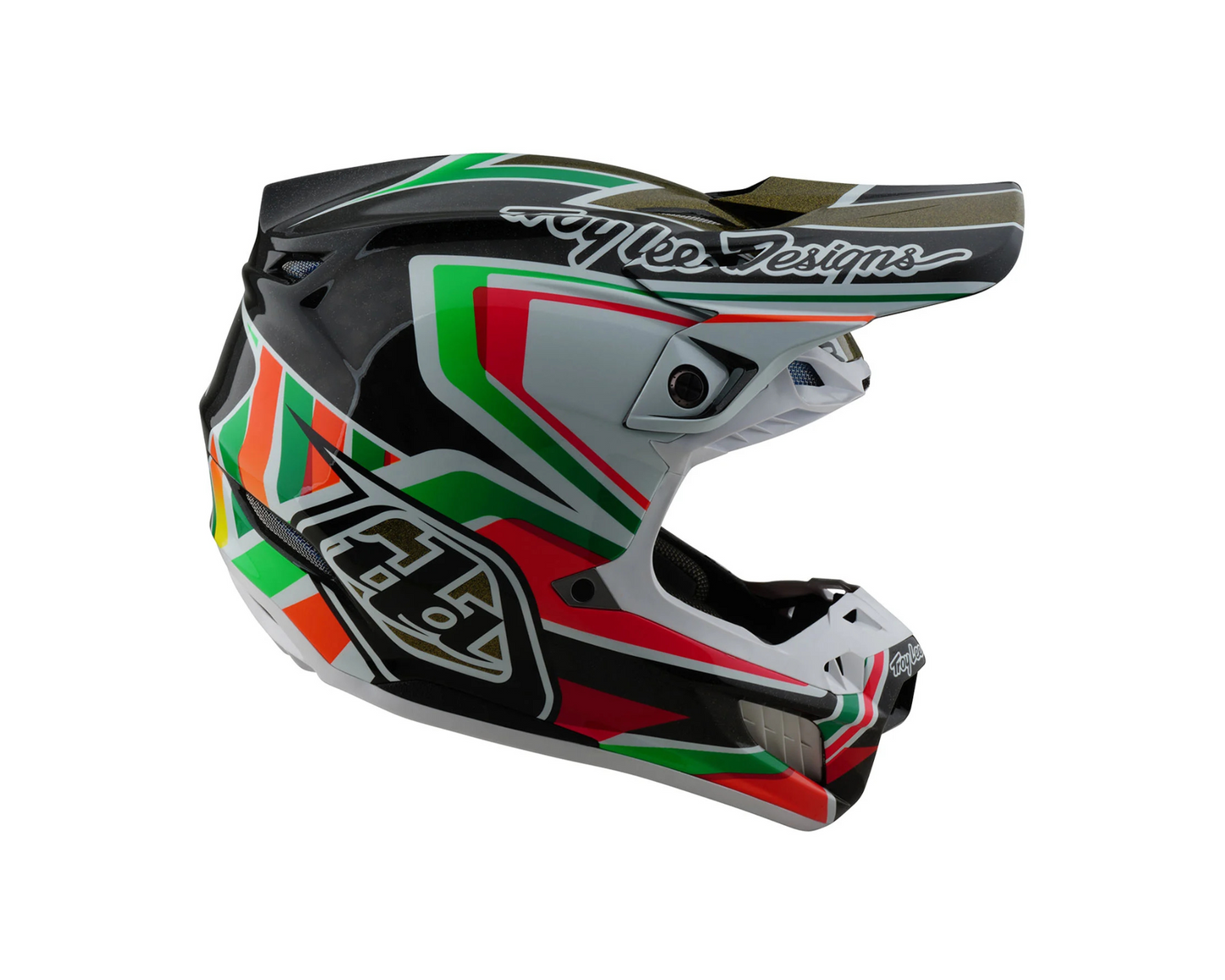 TROY LEE DESIGNS 2025 SE5 CARBON LABYRINTH BLACK HELMET